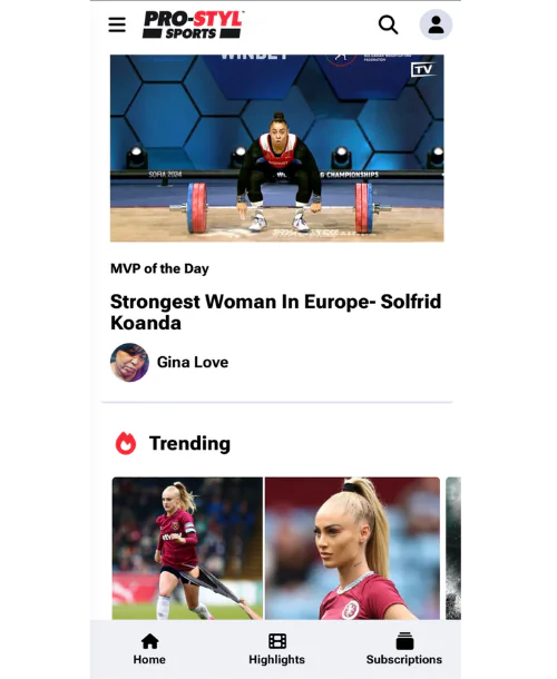ProStyl Sports athlete paid social campaign creative